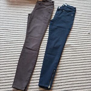 Two Pairs- Henry & Belle Charcoal Skinny Jeans